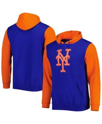 Nike Springer (MLB New York Mets) Men's Short-Sleeve Pullover Hoodie.