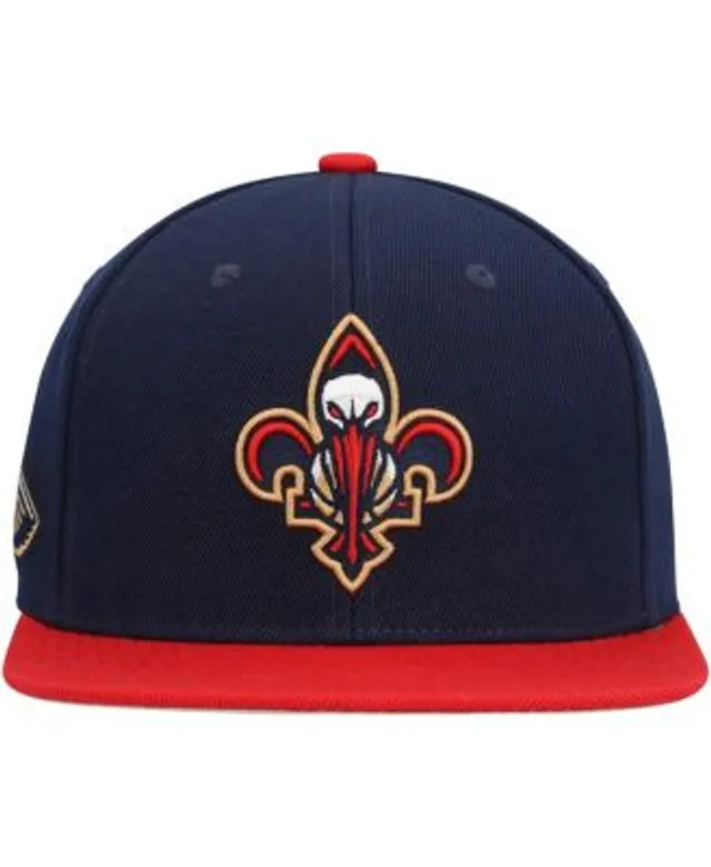 Men's Mitchell & Ness Red New Orleans Pelicans Side Core 2.0