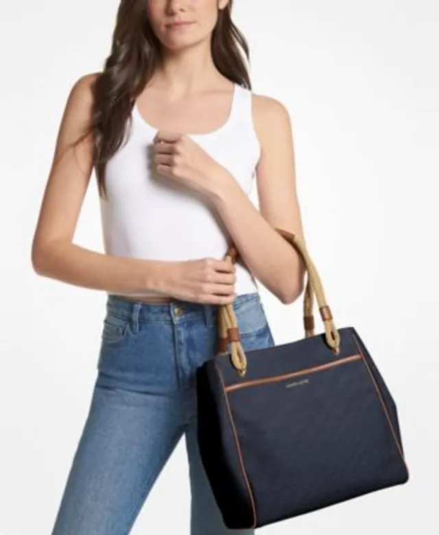 Michael Kors Gigi Large Grab Tote Bag - Natural