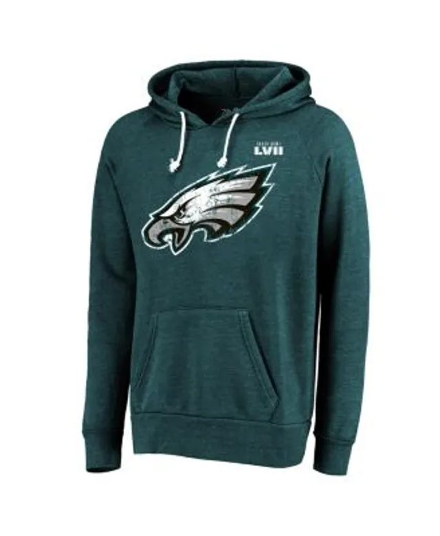 Men's Fanatics Branded Midnight Green Philadelphia Eagles Extra Point Pullover  Hoodie 