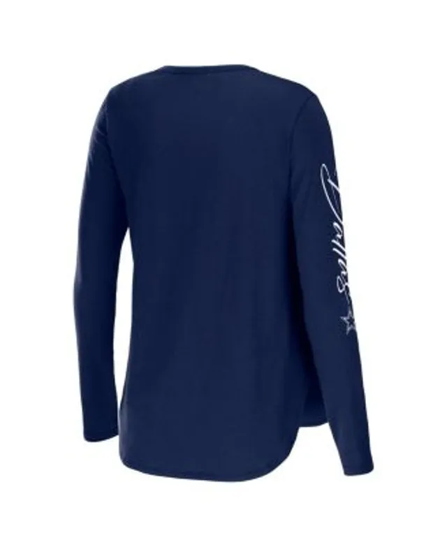 Dallas Cowboys WEAR by Erin Andrews Women's Long Sleeve Tri