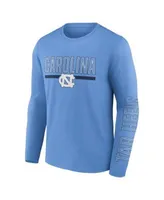 Men's Nike Light Blue North Carolina Tar Heels 2-Hit Long Sleeve T-Shirt