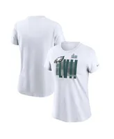 Nike Women's White Philadelphia Eagles Super Bowl LVII T-shirt