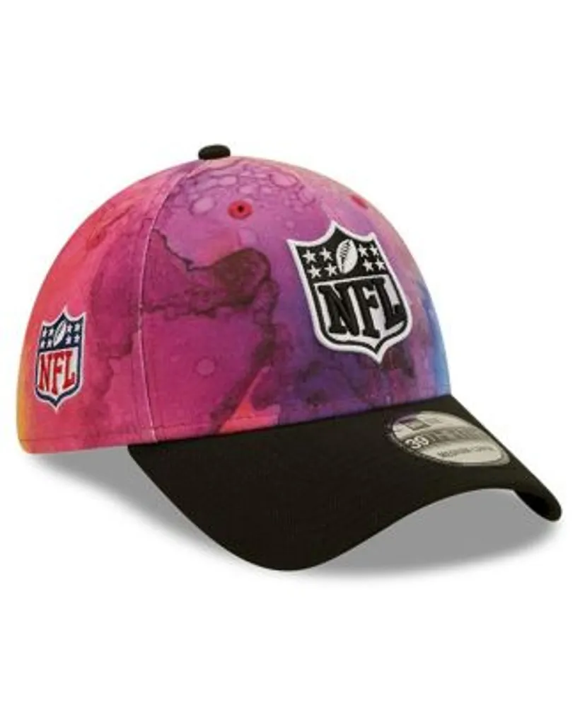 New Era Men's Pink, Black 2022 NFL Crucial Catch 39THIRTY Flex Hat