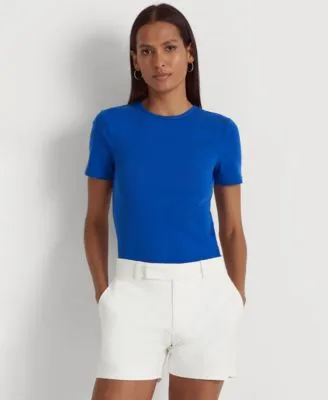 Women's Stretch Cotton Crewneck T-Shirt