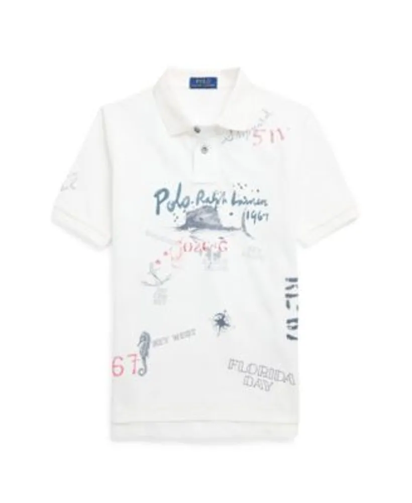 Polo Ralph Lauren Big Boys Cotton Mesh Graphic Polo Shirt | Connecticut  Post Mall