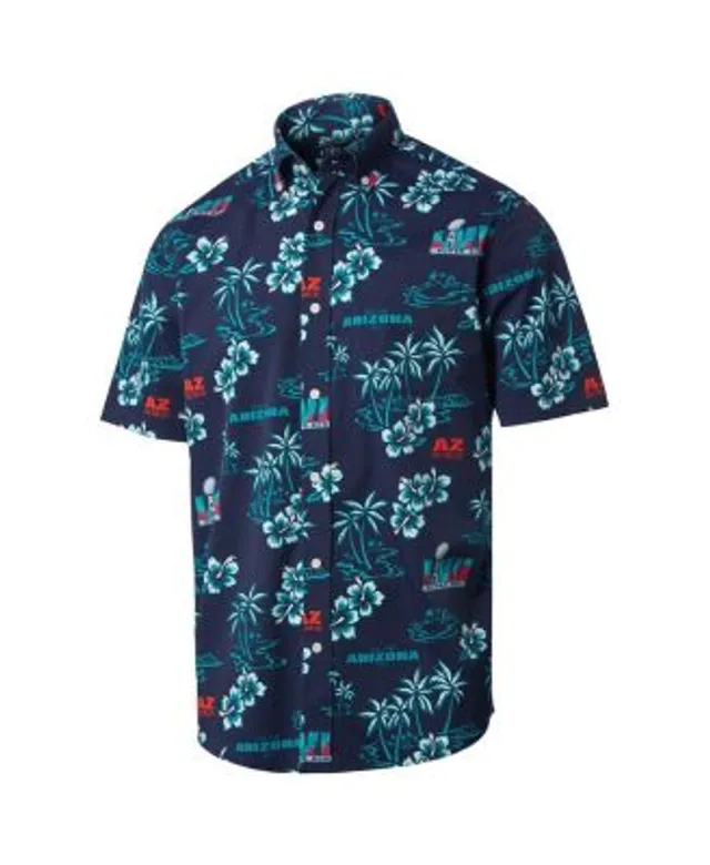 Men's Reyn Spooner Navy Texas Rangers Aloha Button-Down Shirt