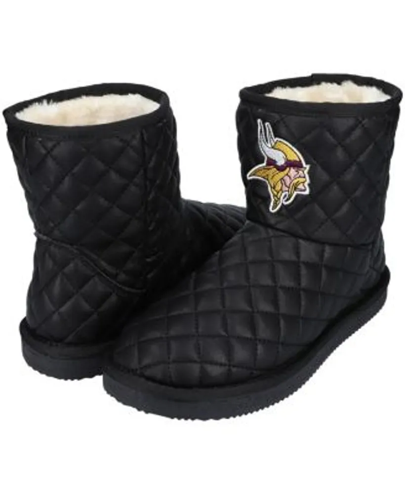 Cuce Women's Minnesota Vikings Quarterback Quilted Boots