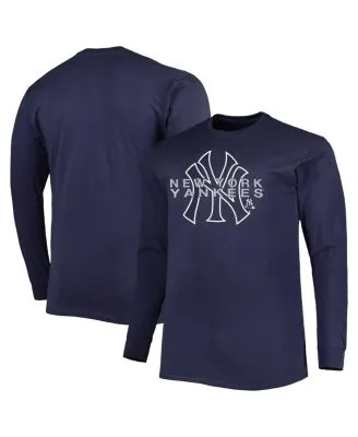 Profile Men's Navy Houston Astros Big and Tall Long Sleeve T-shirt - Macy's