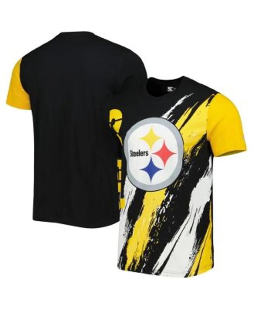 Starter Men's Black Pittsburgh Steelers Extreme Defender T-shirt
