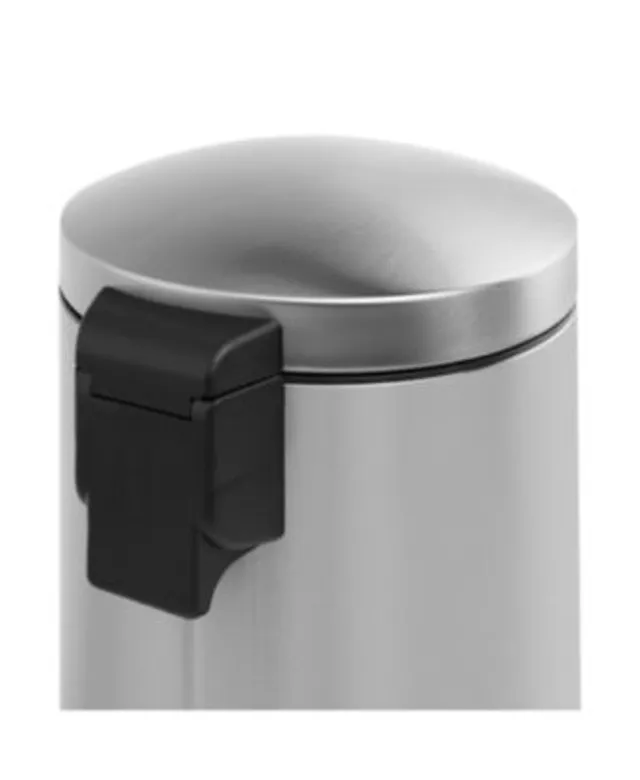 10 Liter Rectangular Bathroom Slim Stainless Steel Trash Can-Mega Casa