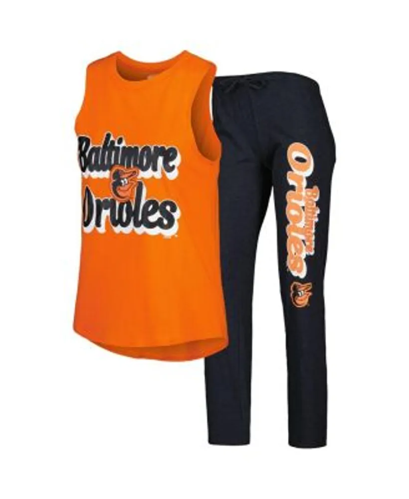 Women's Concepts Sport Orange/Aqua Miami Dolphins Muscle Tank Top & Pants  Sleep Set