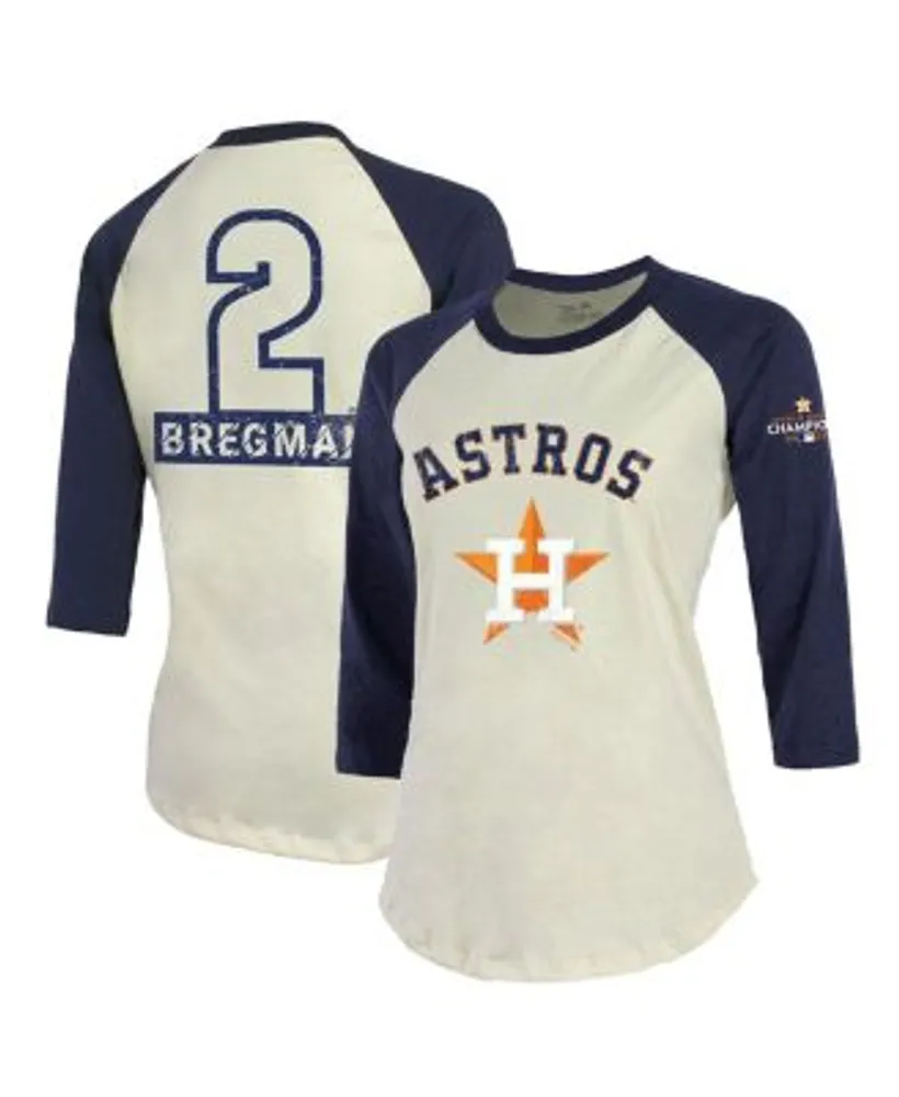 Majestic Women's Threads Alex Bregman Cream, Navy Houston Astros
