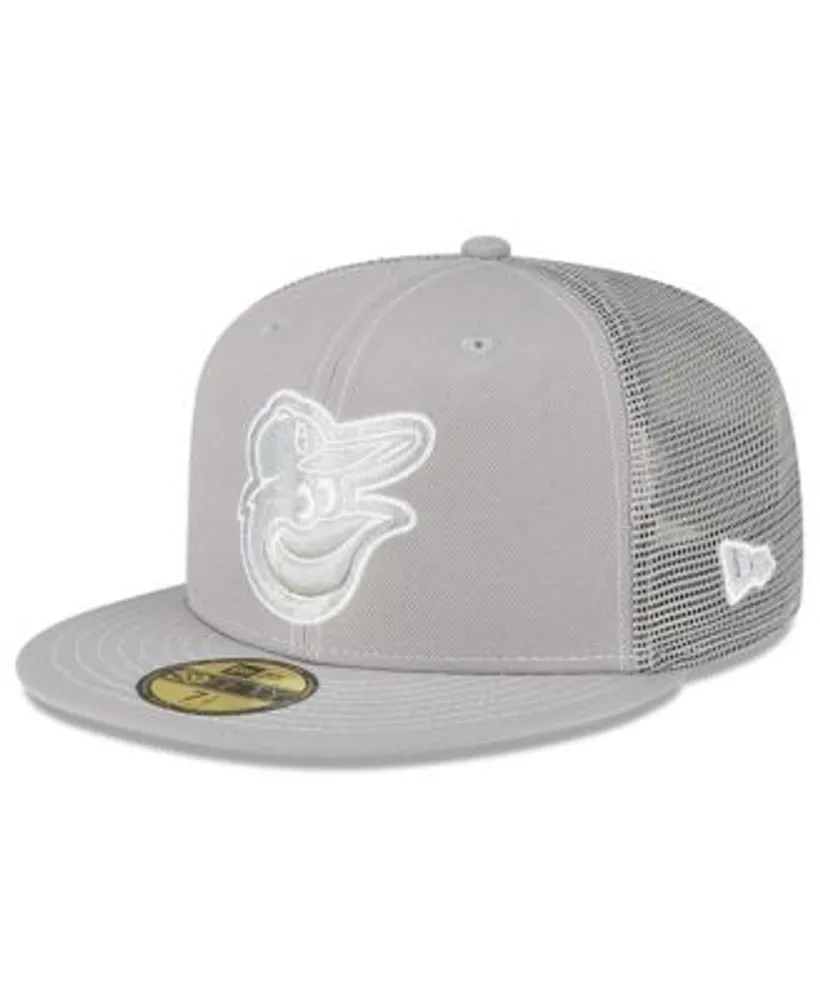 New Era Baltimore Orioles White on White 59FIFTY Fitted Hat