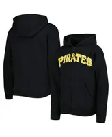 Youth Black Chicago White Sox Team Color Wordmark Full-Zip Hoodie