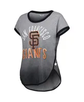 Women's San Francisco Giants Nike Heathered Black Tri-Blend