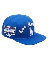 Pro Standard Los Angeles Dodgers Light Blue 2020 World Series Champions  Side Patch Snapback