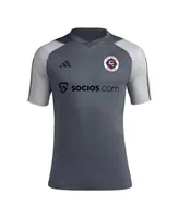 New England Revolution adidas 2023 On-Field Training Jersey - Gray