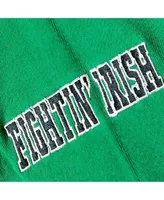 Youth Stadium Athletic Green Miami Hurricanes Big Logo Pullover Hoodie