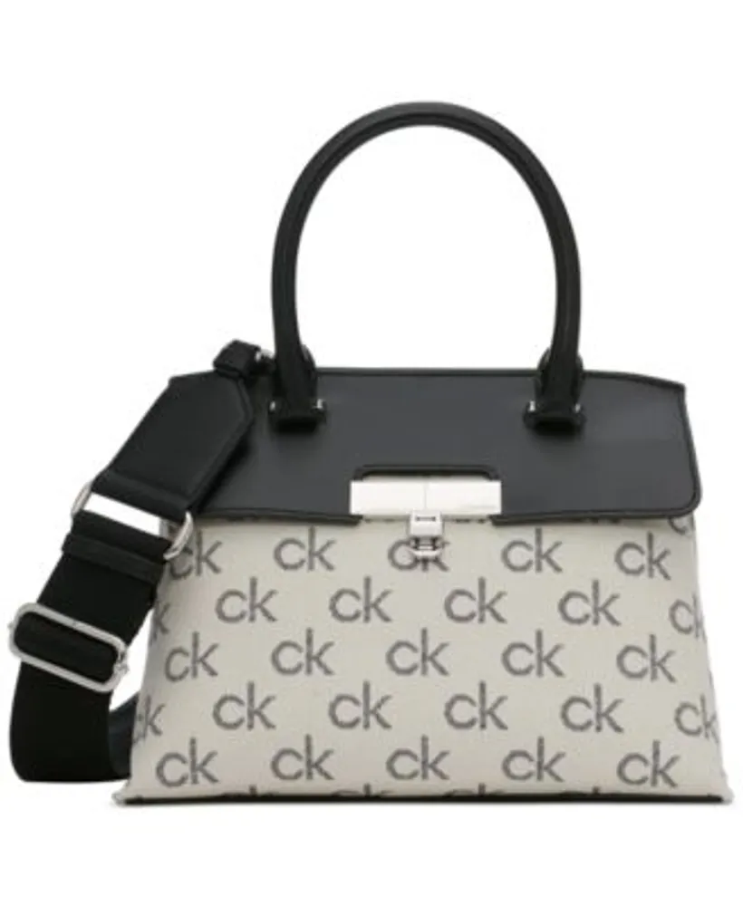 Calvin Klein Lily Saffiano Leather Crossbody - Macy's