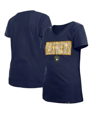 New Era Women's Houston Astros Pinstripe V-Neck T-Shirt - Macy's