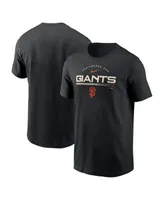 Men's San Francisco Giants Nike Black Team Engineered Performance T-Shirt