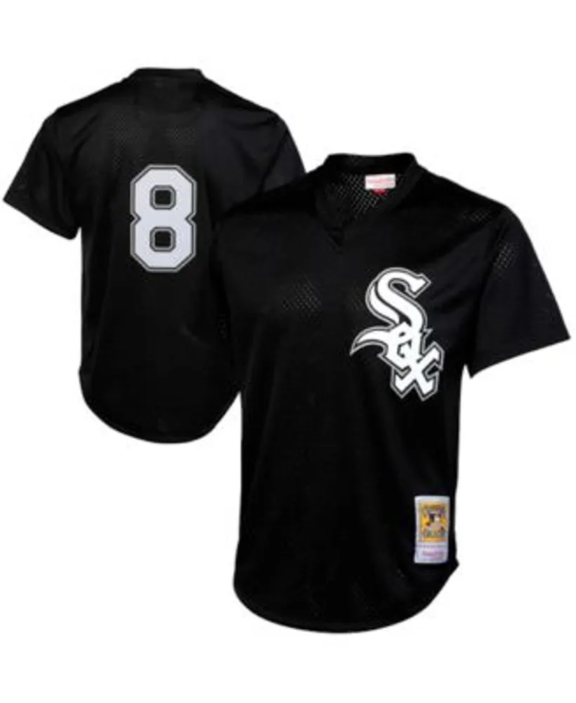Youth Chicago White Sox Bo Jackson Mitchell & Ness Black Cooperstown  Collection Mesh Batting Practice Jersey
