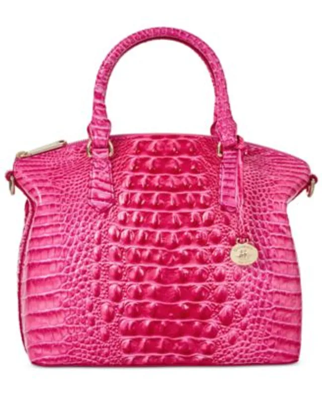 Brahmin Duxbury Croc Embossed Leather Satchel