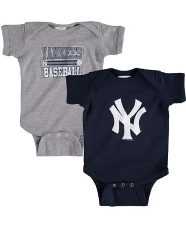 Girls Newborn & Infant Navy/Heathered Gray Houston Astros Scream & Shout  Two-Pack Bodysuit Set