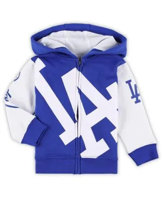 Youth Royal Chicago Cubs Poster Board Full-Zip Hoodie