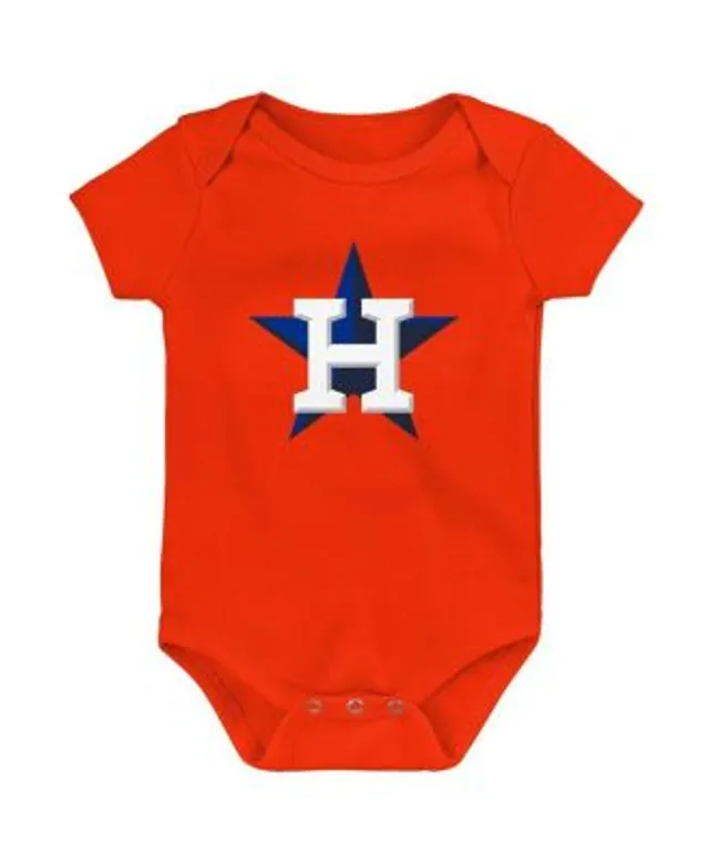 Outerstuff Newborn & Infant White/Heather Gray Houston Astros Little Slugger Two-Pack Bodysuit Set