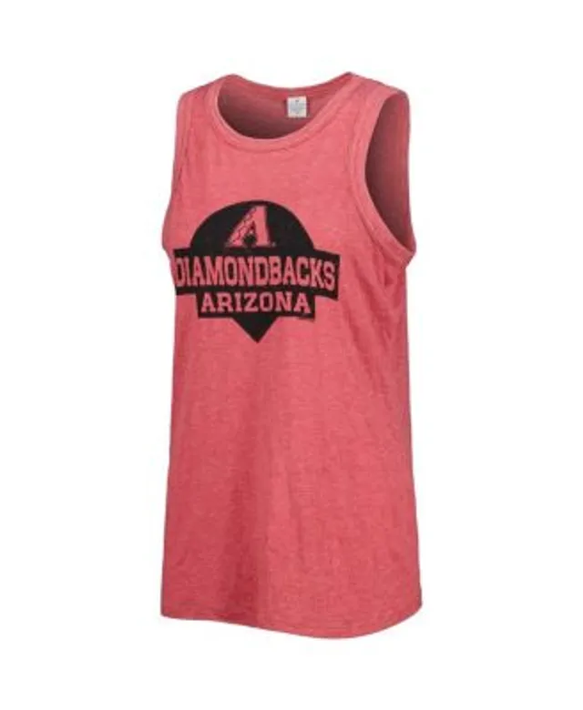 Women's G-III 4Her by Carl Banks White Arizona Diamondbacks Logo Opening Day Tank Top Size: Small