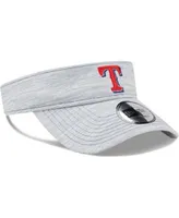 New Era Men's Gray Texas Rangers Adjustable Visor