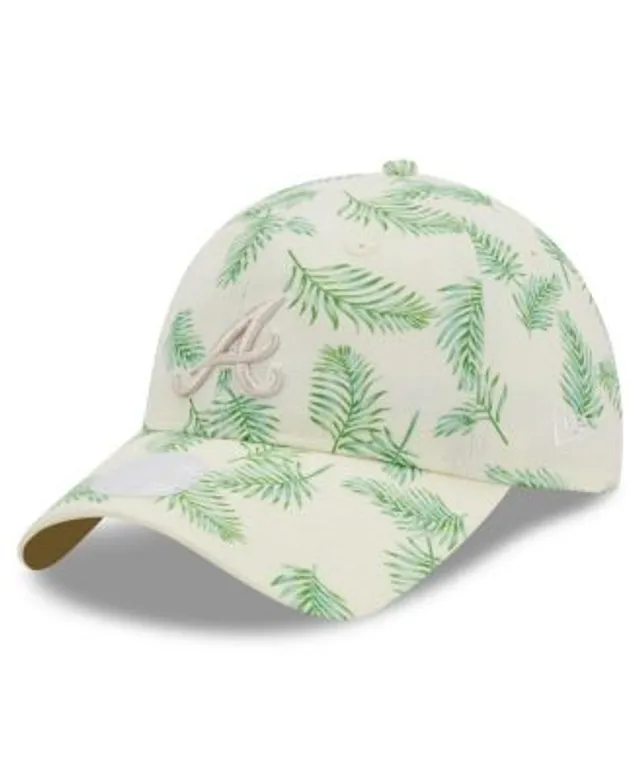 Lids Atlanta Braves New Era Retro Beachin' Bucket Hat - Natural