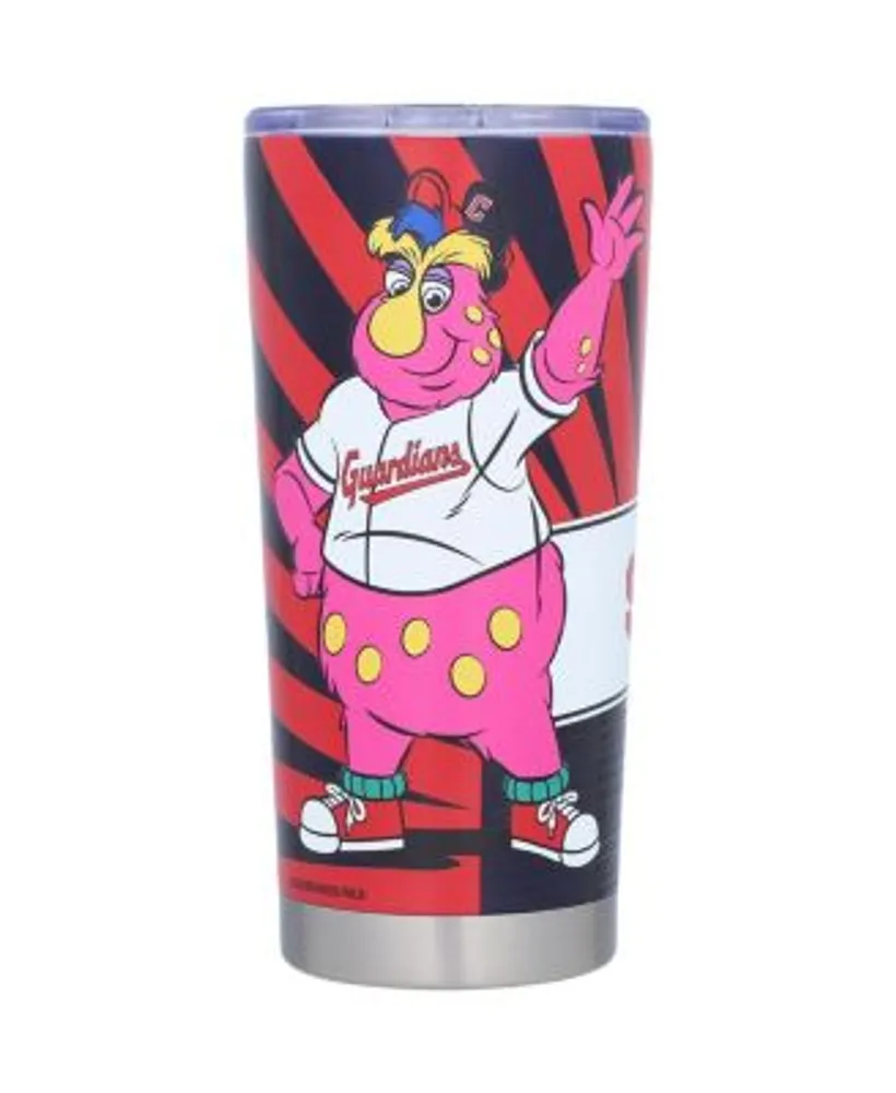 Logo Brands Cleveland Guardians 20 Oz Stainless Steel Mascot
