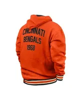 New Era Orange Cincinnati Bengals Big & Tall NFL Pullover Hoodie