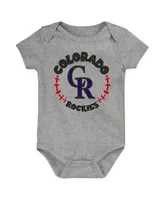 Outerstuff Infant Boys and Girls Purple Heather Gray Colorado