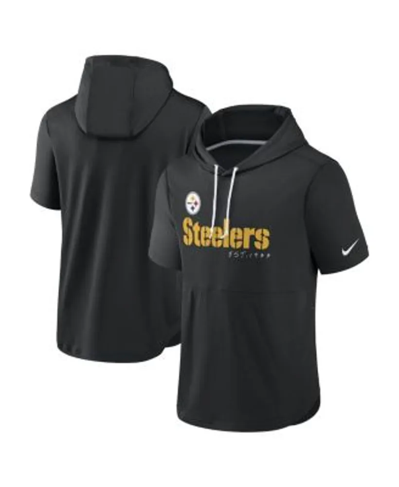 Men's Nike Black Pittsburgh Steelers Fan Gear Pullover Hoodie Size: Small