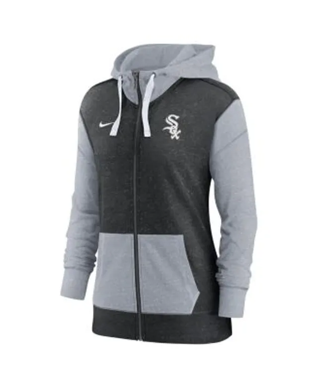 Starter Black/Silver Chicago White Sox Hail Mary Full-Zip Hoodie