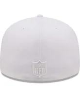 New Era Men's White Washington Commanders Omaha 59Fifty Fitted Hat