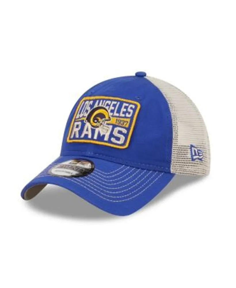 Men's New Era Royal Los Angeles Rams Ram Head Classic Trucker