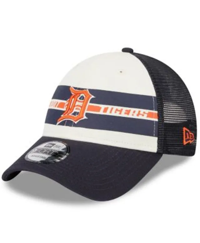 Lids Detroit Tigers Fanatics Branded Iconic Color Blocked Fitted Hat -  White/Navy