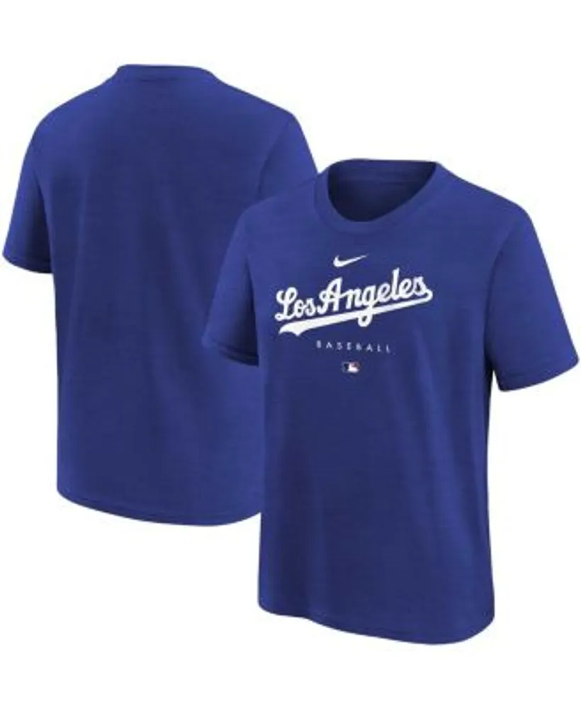 Nike Team First (MLB Los Angeles Dodgers) Women's Cropped T-Shirt