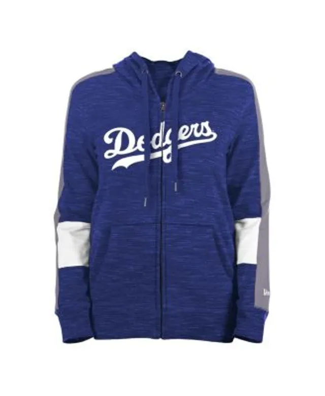 New Era Women's Royal Los Angeles Dodgers Plus Size Color-Block Full-Zip  Hoodie