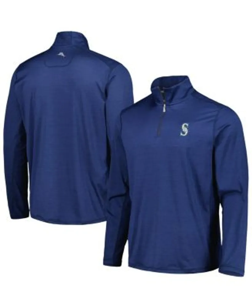 Lids Seattle Mariners Jersey Pullover Muscle Hoodie - Navy