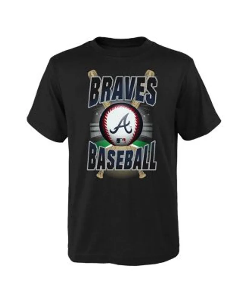 Outerstuff Youth Boys and Girls Black Atlanta Braves Special Event T-shirt