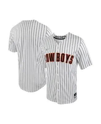 Nike Men's Tennessee Volunteers White Pinstripe Full Button Replica Baseball  Jersey