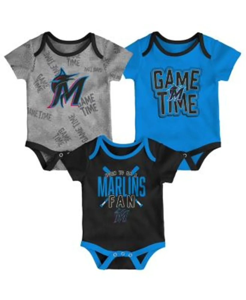 Newborn & Infant Black/White/Gray Chicago White Sox Change Up 3-Pack Bodysuit Set