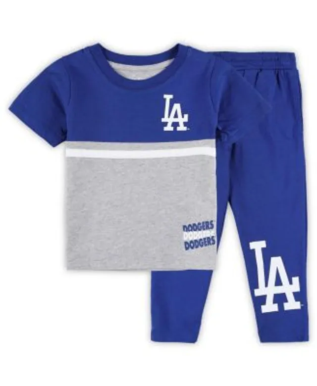 Los Angeles Dodgers Stitches Youth Combo T-Shirt Set - Royal/White