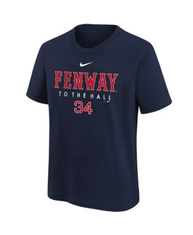 David Ortiz Boston Red Sox Nike Hall of Fame Fenway Crew Neck T